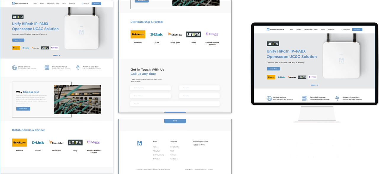 MultiTech web app interface - Codexia Technologies
