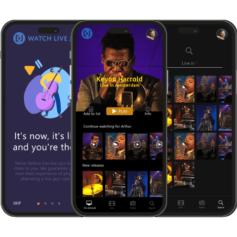 WLJ mobile application interface - Codexia Technologies