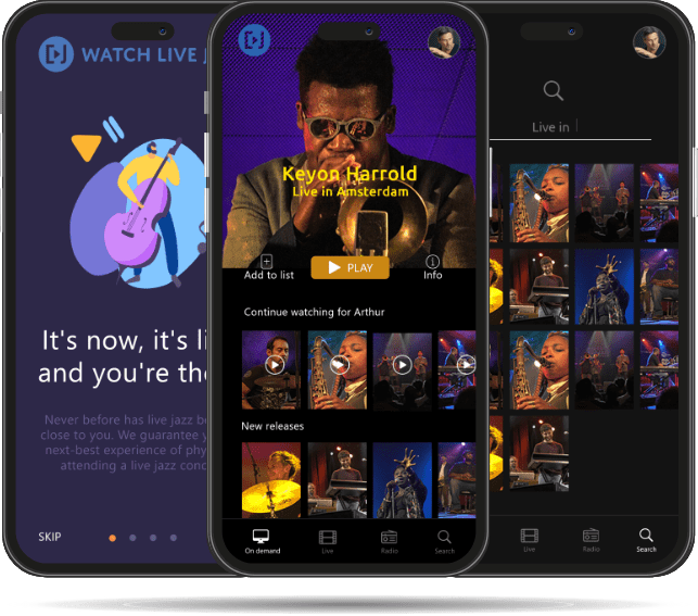WLJ mobile application interface - Codexia Technologies