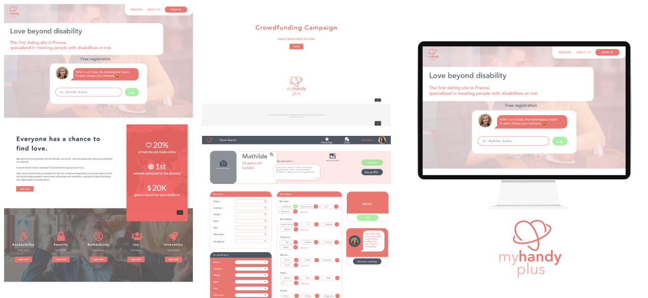 MyhandyPlus web app interface - Codexia Technologies