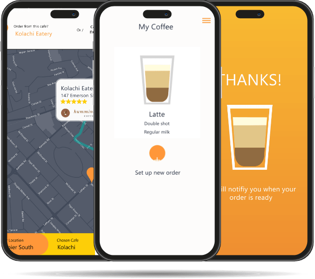 Qoco mobile app interface - Codexia Technologies