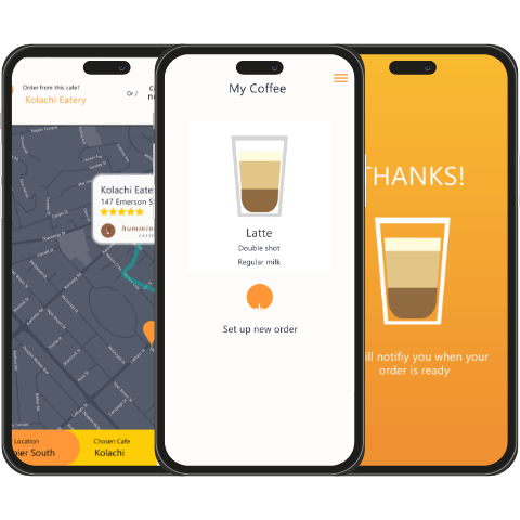 Qoco mobile app interface - Codexia Technologies