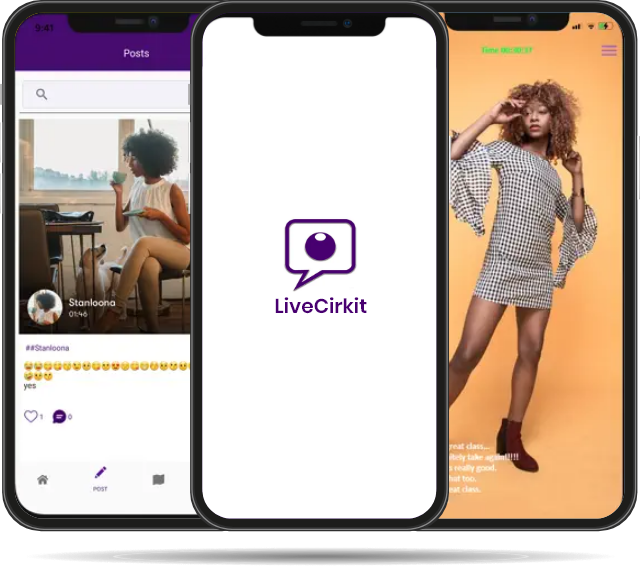 LiveCirkit mobile app interface - Codexia Technologies