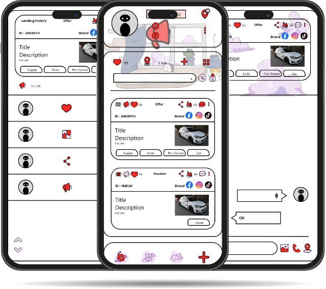 RTO mobile app interface - Codexia Technologies