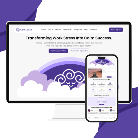 CalmSpace.AI - Meditation, Sleep & Mental Wellness Platform — AI app built by Codexia