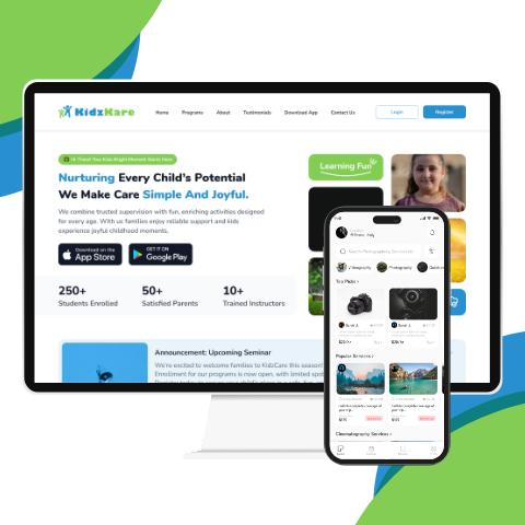KidzKare.Fun - Childcare Management Platform — SaaS built by Codexia